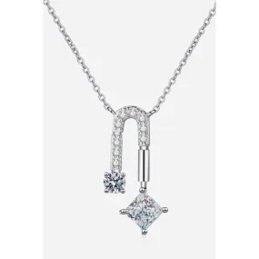 1.3 Carat Moissanite 925 Sterling Silver Necklace