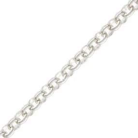 .925 Sterling Silver Long Rolo Chain - 2mm (1 Foot) #33