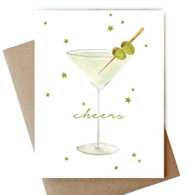 ABIGAIL JAYNE DESIGN | Martini Cheers Card