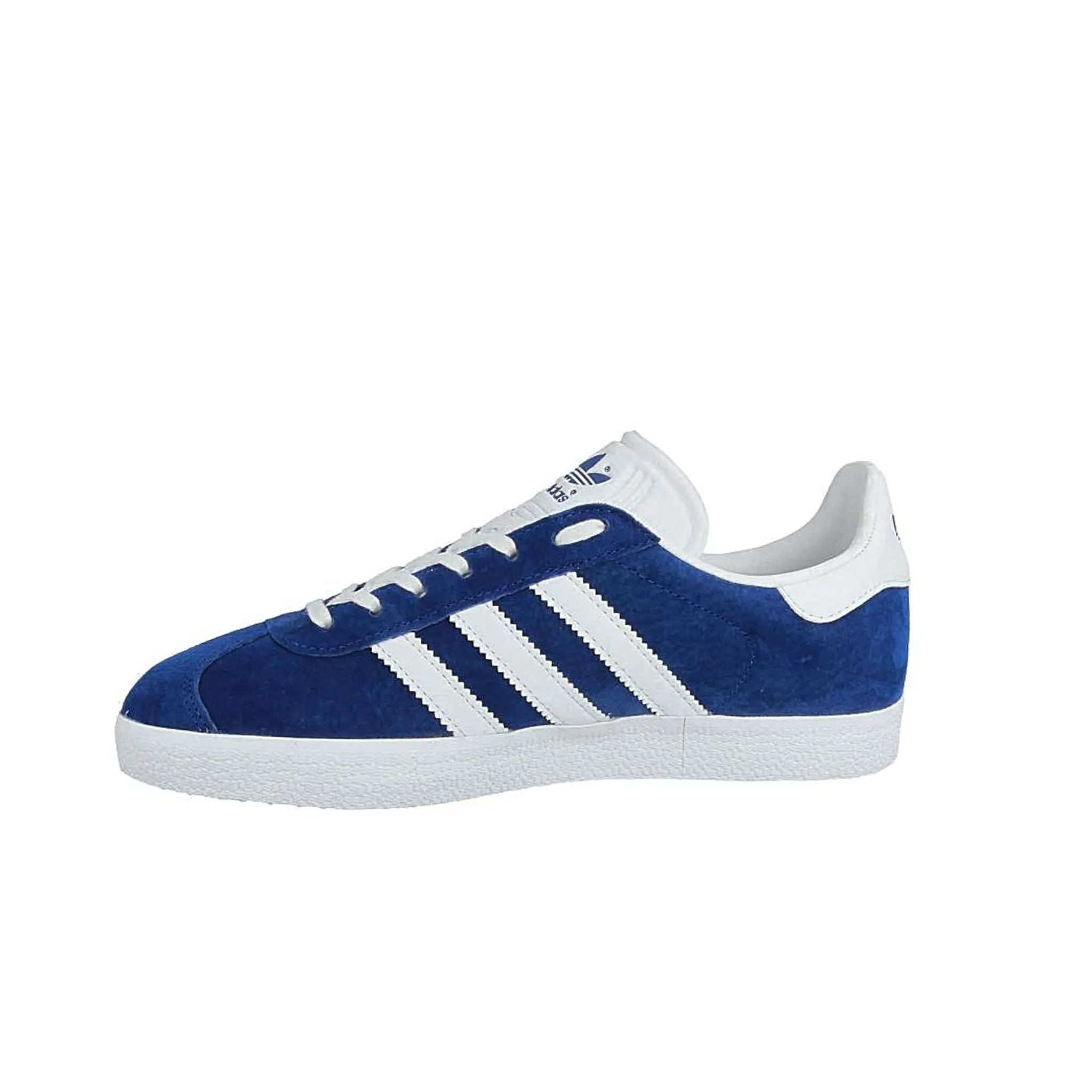 Adidas Gazelle Lace-Up Blue Suede Leather Mens Trainers S76227