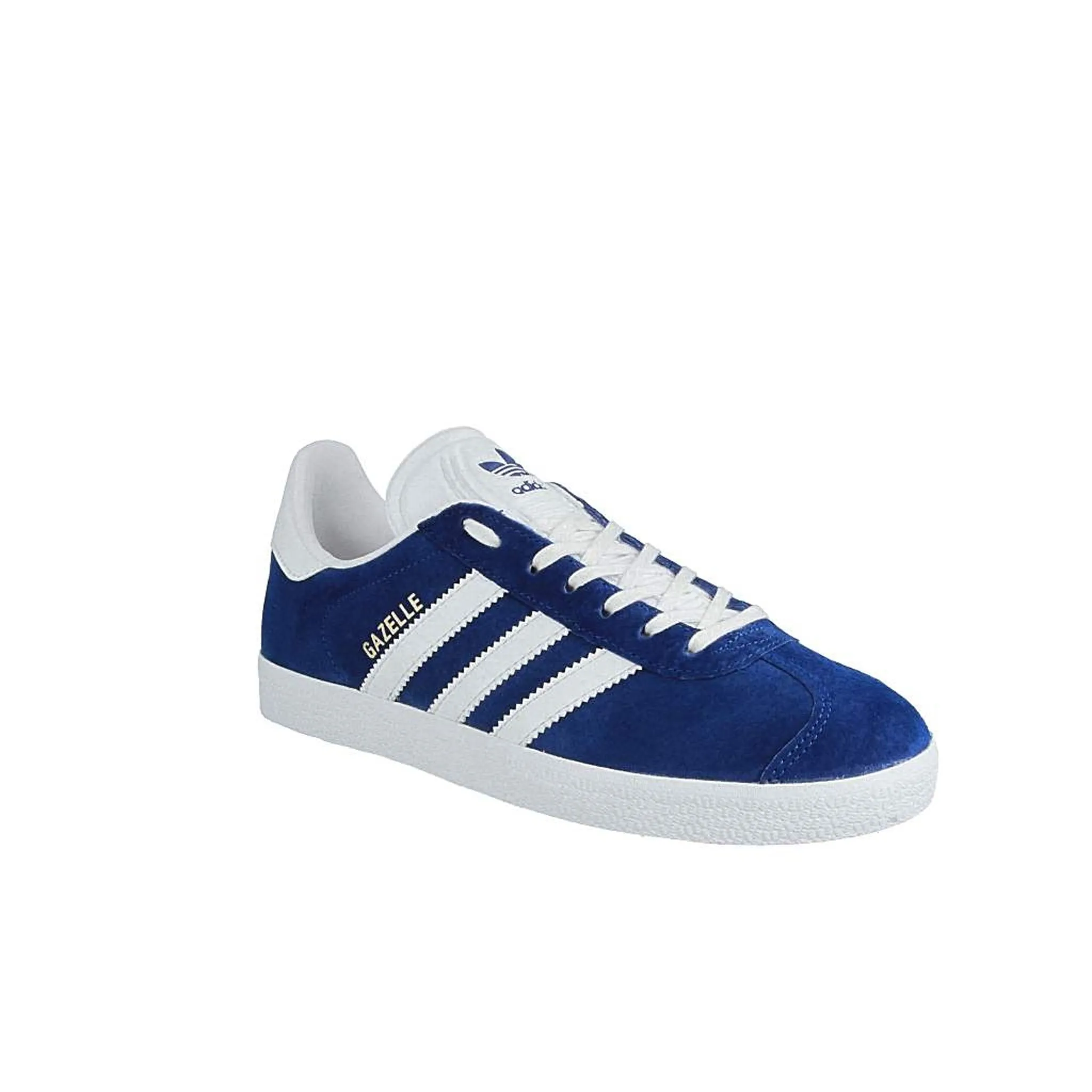 Adidas Gazelle Lace-Up Blue Suede Leather Mens Trainers S76227