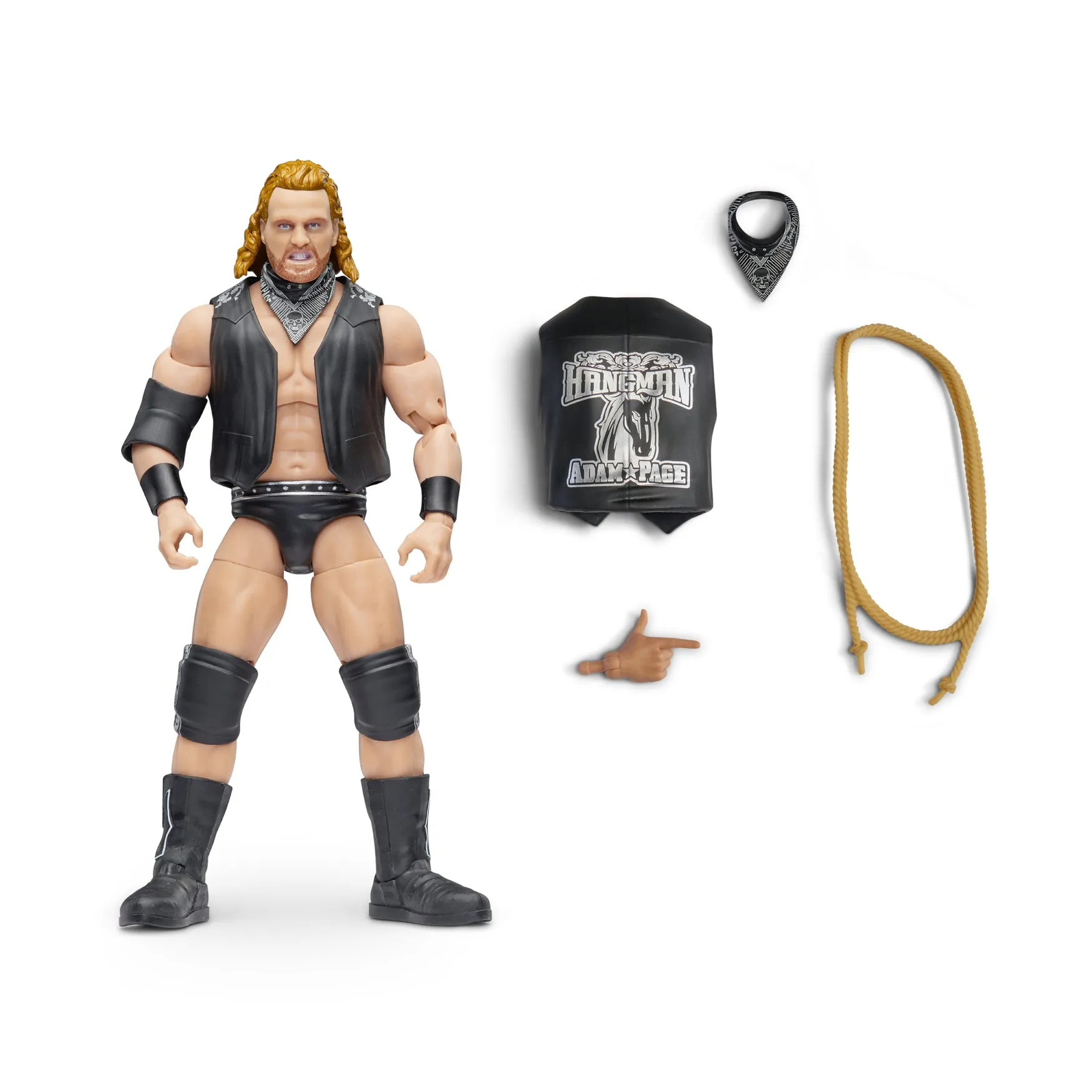 AEW : Unrivaled Series 2 : "Hangman" Adam Page Figure * Hand Signed *