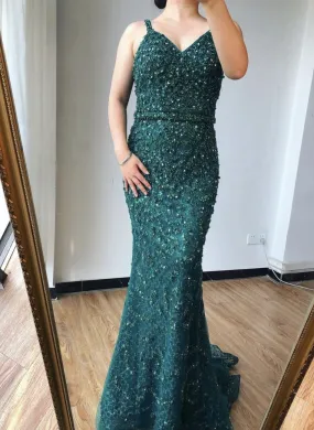 ALYSSA - Diamond beading Gown