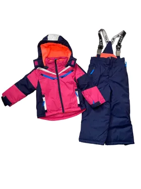 Astrolabe YI7X PQ3 pink blue girl's ski set