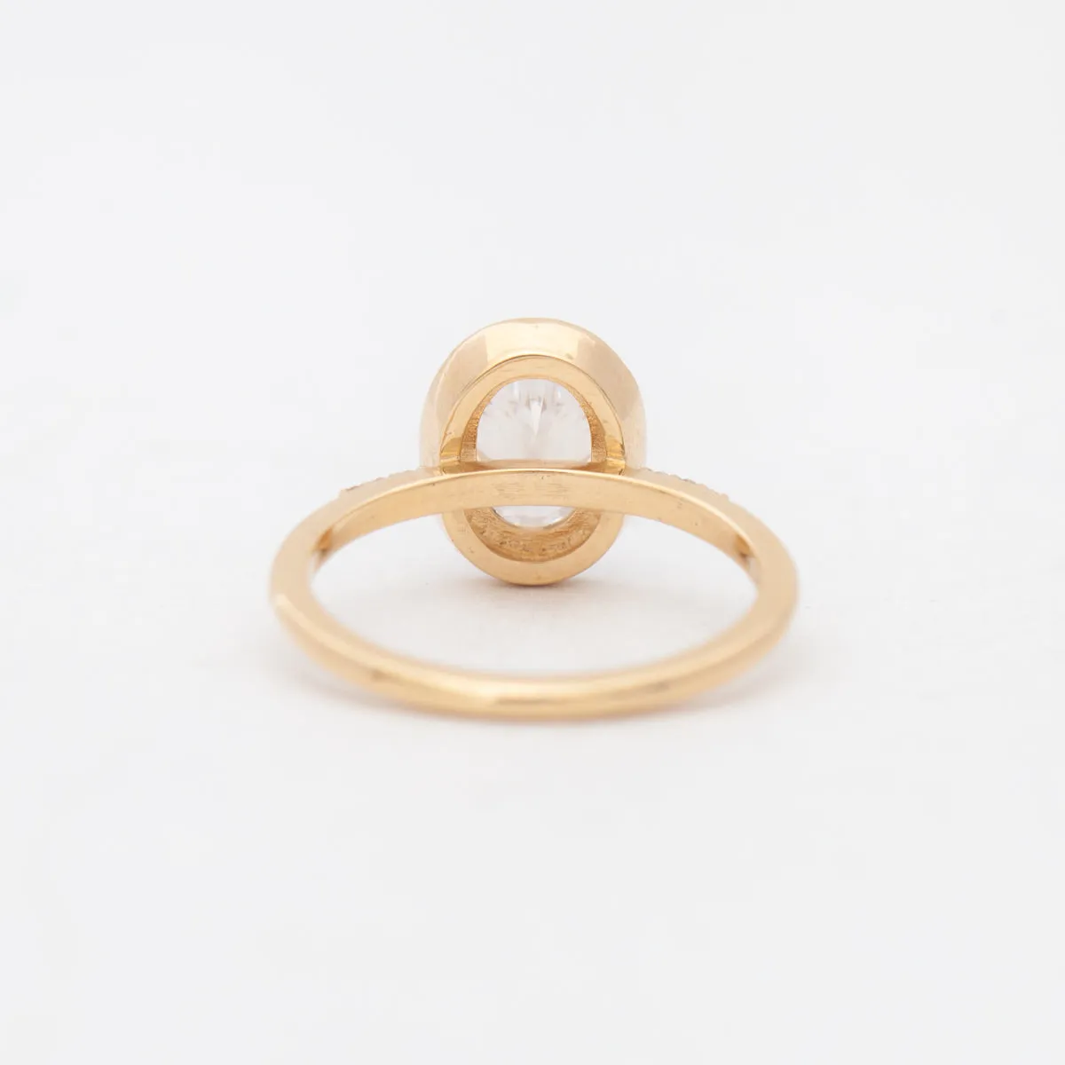 Athena Oval Halo Ring