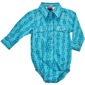 Cowgirl Hardware Baby Girls' Aztec Print Snap Bodysuit