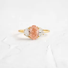 Eclipse Ring, 1.5ct. Pink Diamond