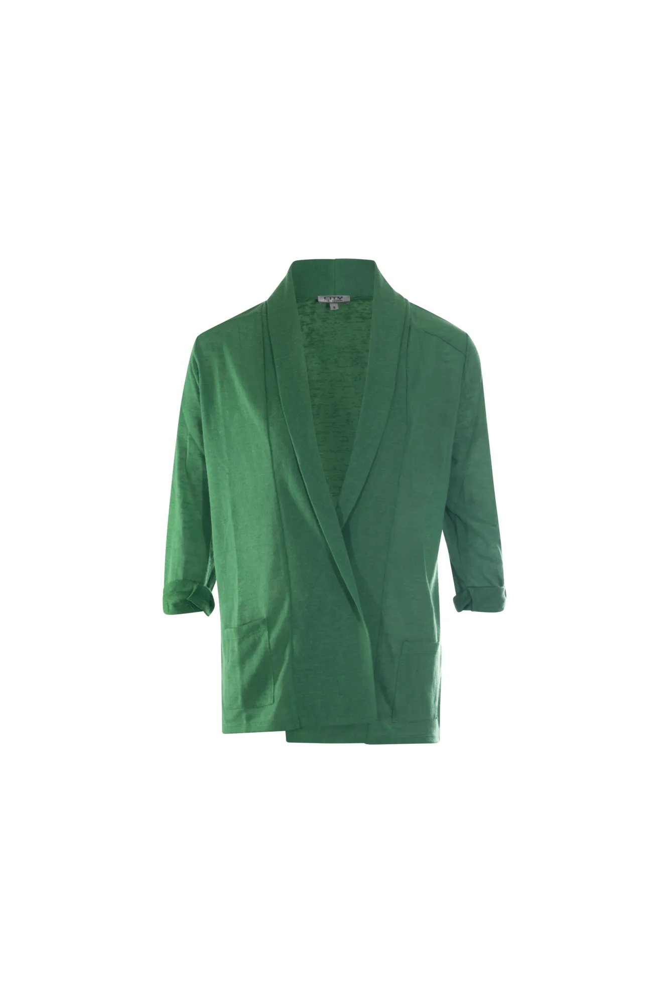 Edge to edge Slub fabric Jacket | FERN | 7095AR