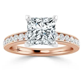 Eva - 18ct Rose Gold - Princess