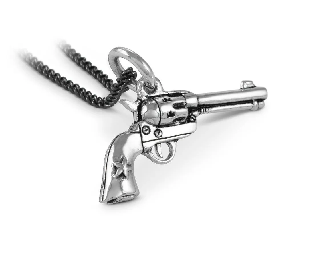 Gun Necklace - Silver