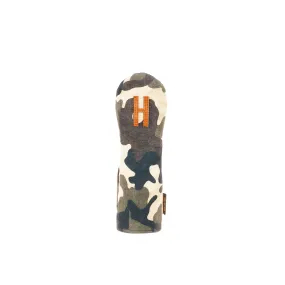 Invitational Edition Waxed Canvas golf Headcover in Camo Hybrid