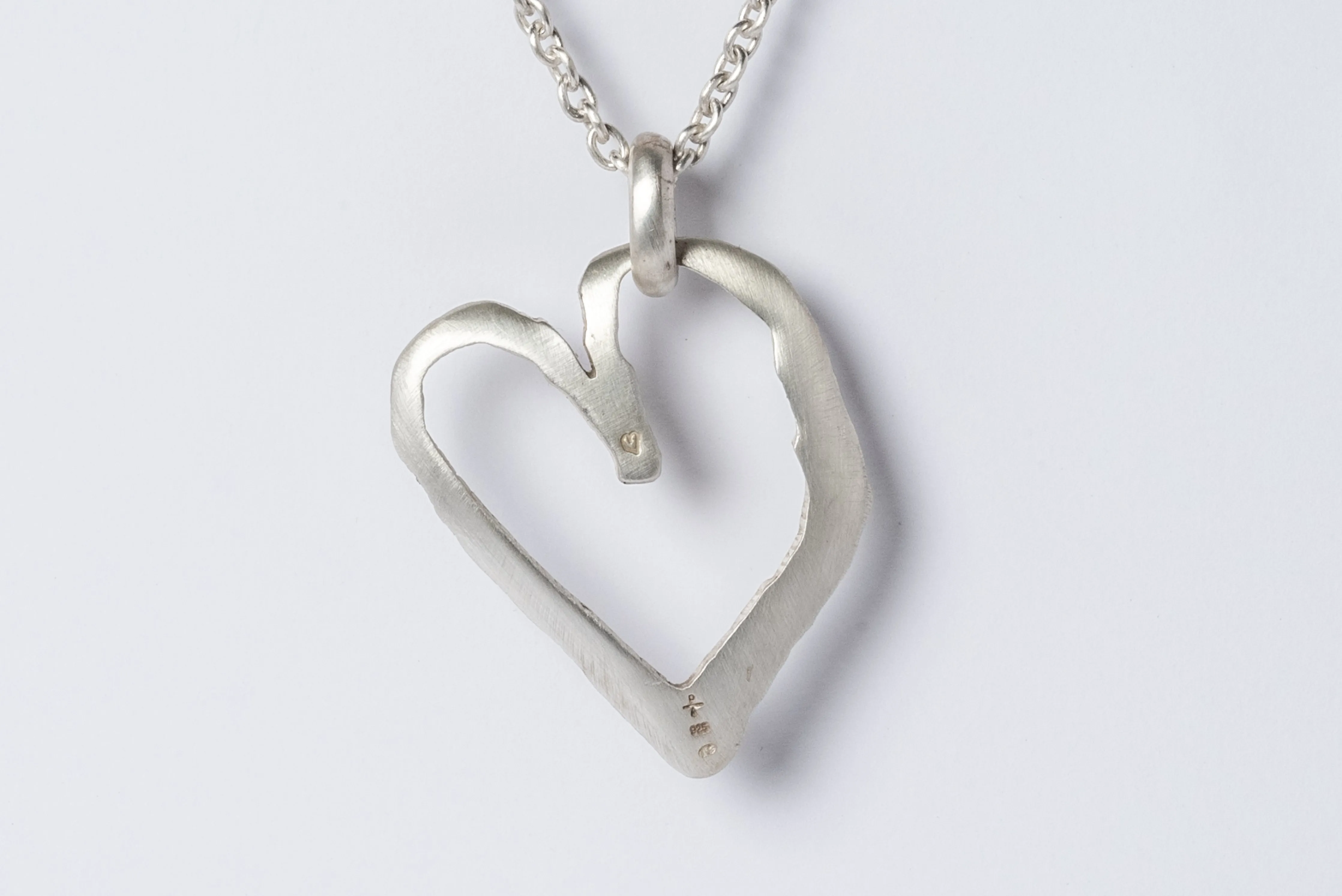 Jazz's Heart Necklace (Little, Mega Pavé, MA DIA)