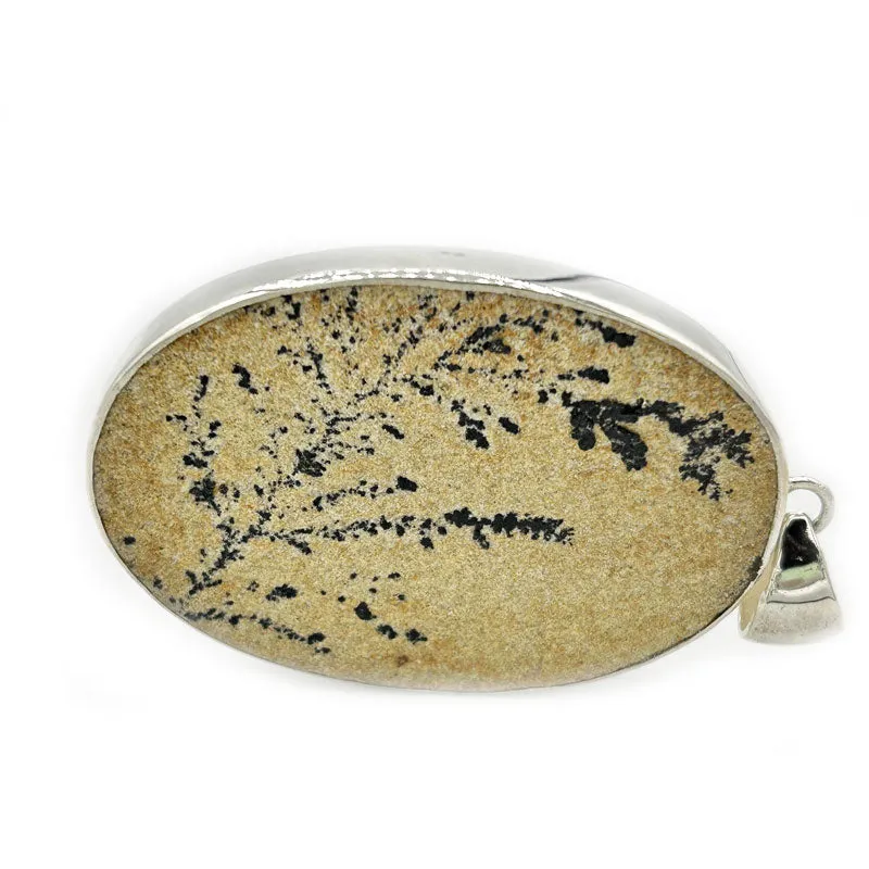 Leaf Jasper Bohemian Gemstone Pendant (B)