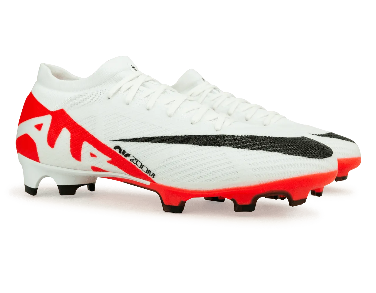 Nike Men's Zoom Mercurial Vapor 15 Pro FG White/Red