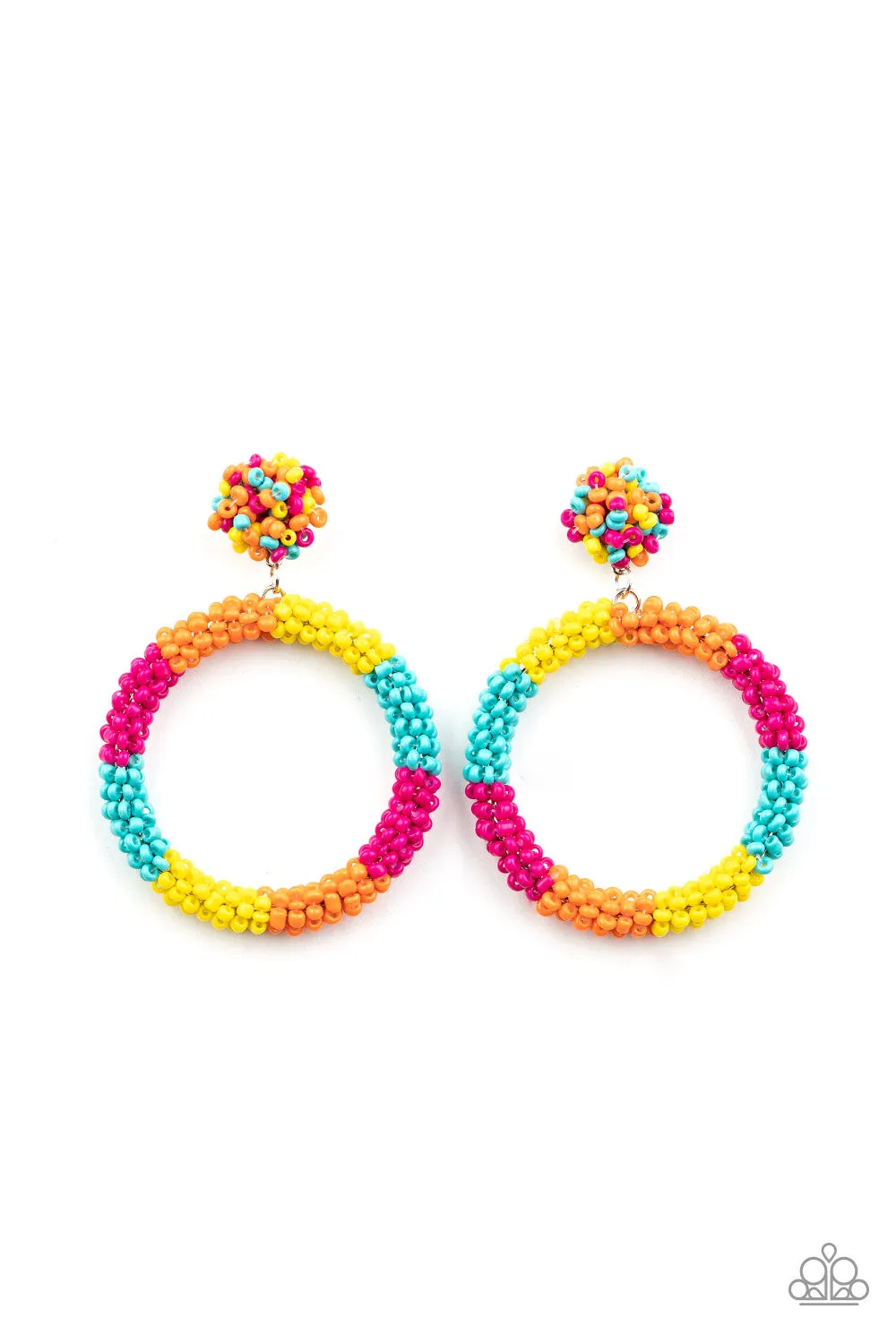 Paparazzi Earring ~ Be All You Can BEAD - Multi - Seed Beads Earring