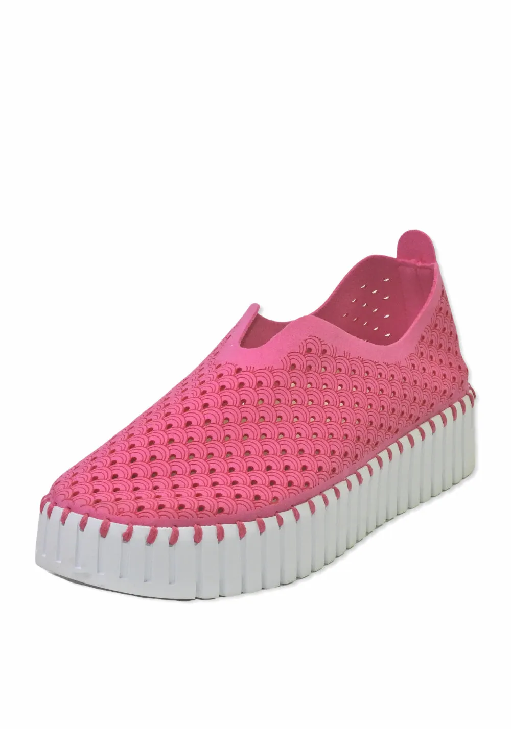 PLATFORM SLIP-ON WITH CUTOUTS (ROSE VIOLET) - ILSE JACOBSEN