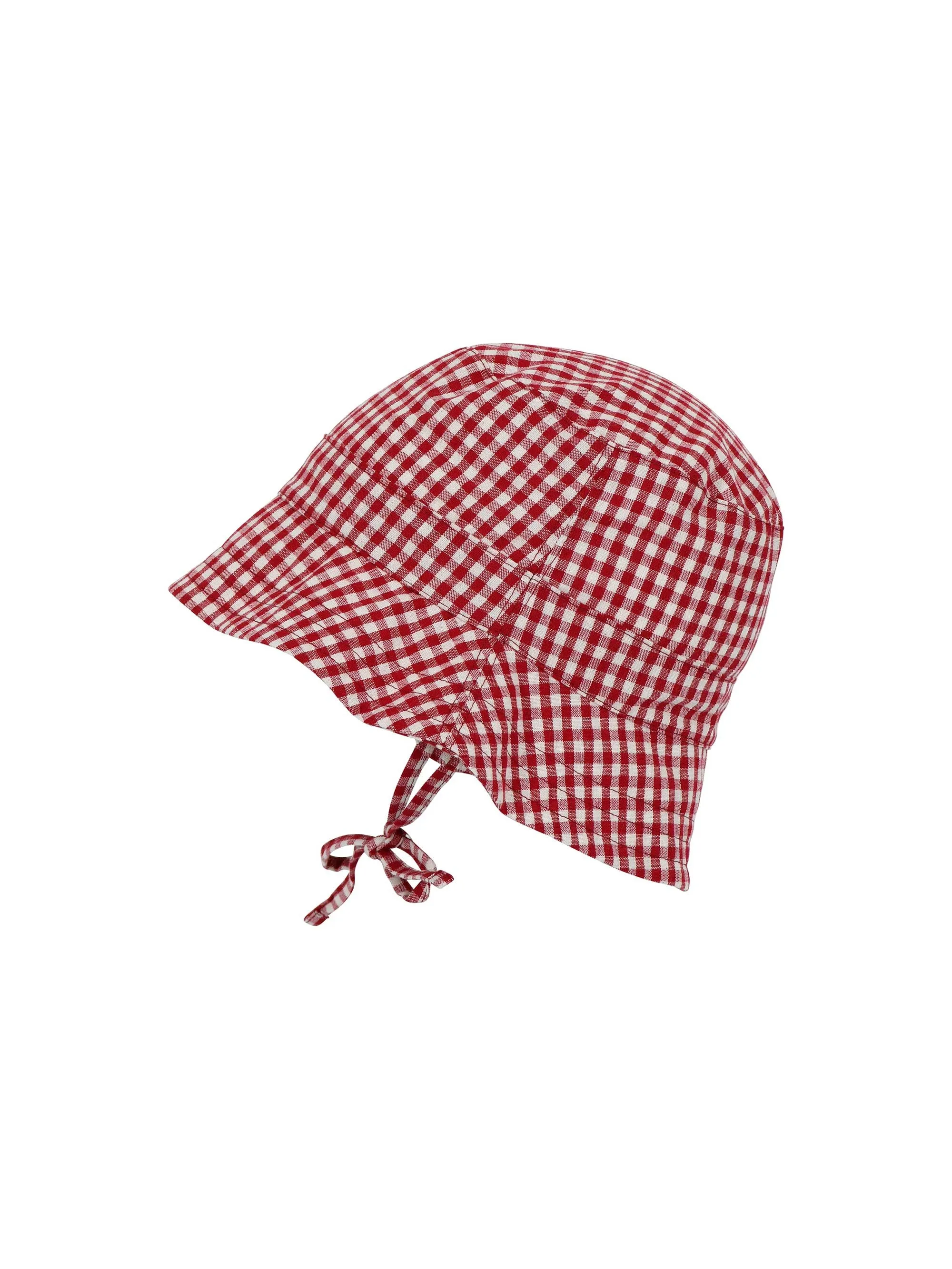 Red Check Bucket Hat