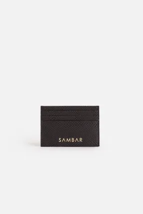 Roe Mini Cardholder - Soft Black