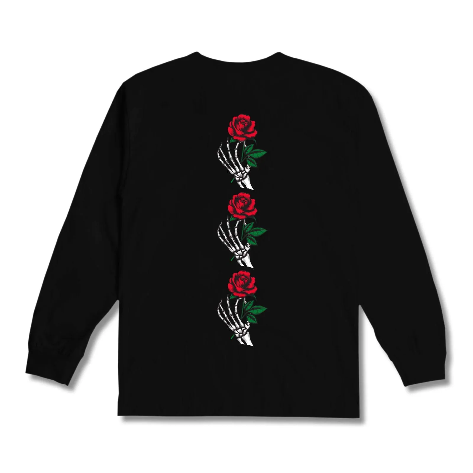 Rose Skeleton Boyfriend L/S Tee