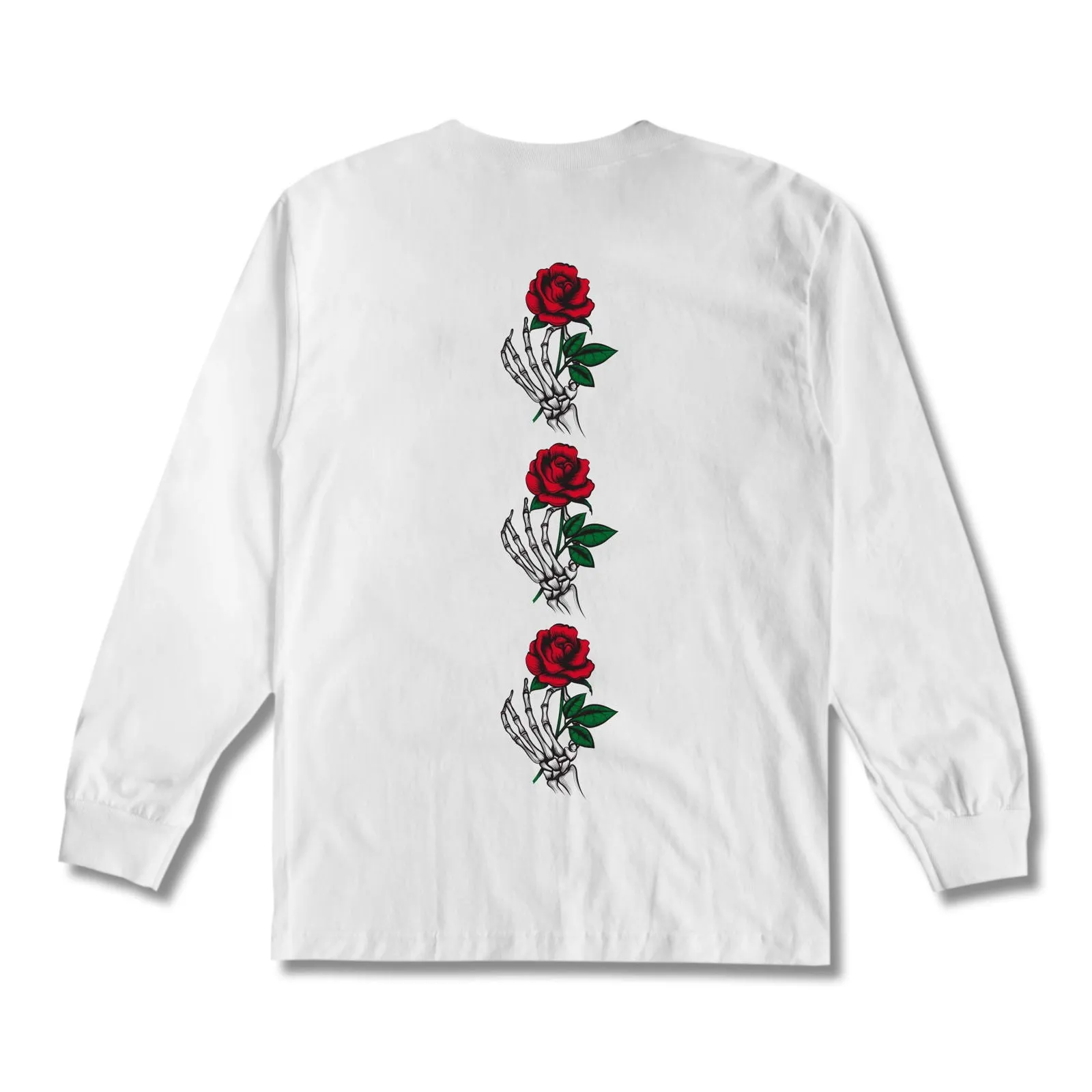 Rose Skeleton Boyfriend L/S Tee