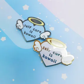 Self Care Heart -- Hard Enamel Pin -- Kawaii Medical Pins Series