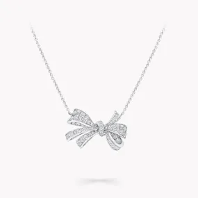 Tilda Bow Diamond Necklace - SN002