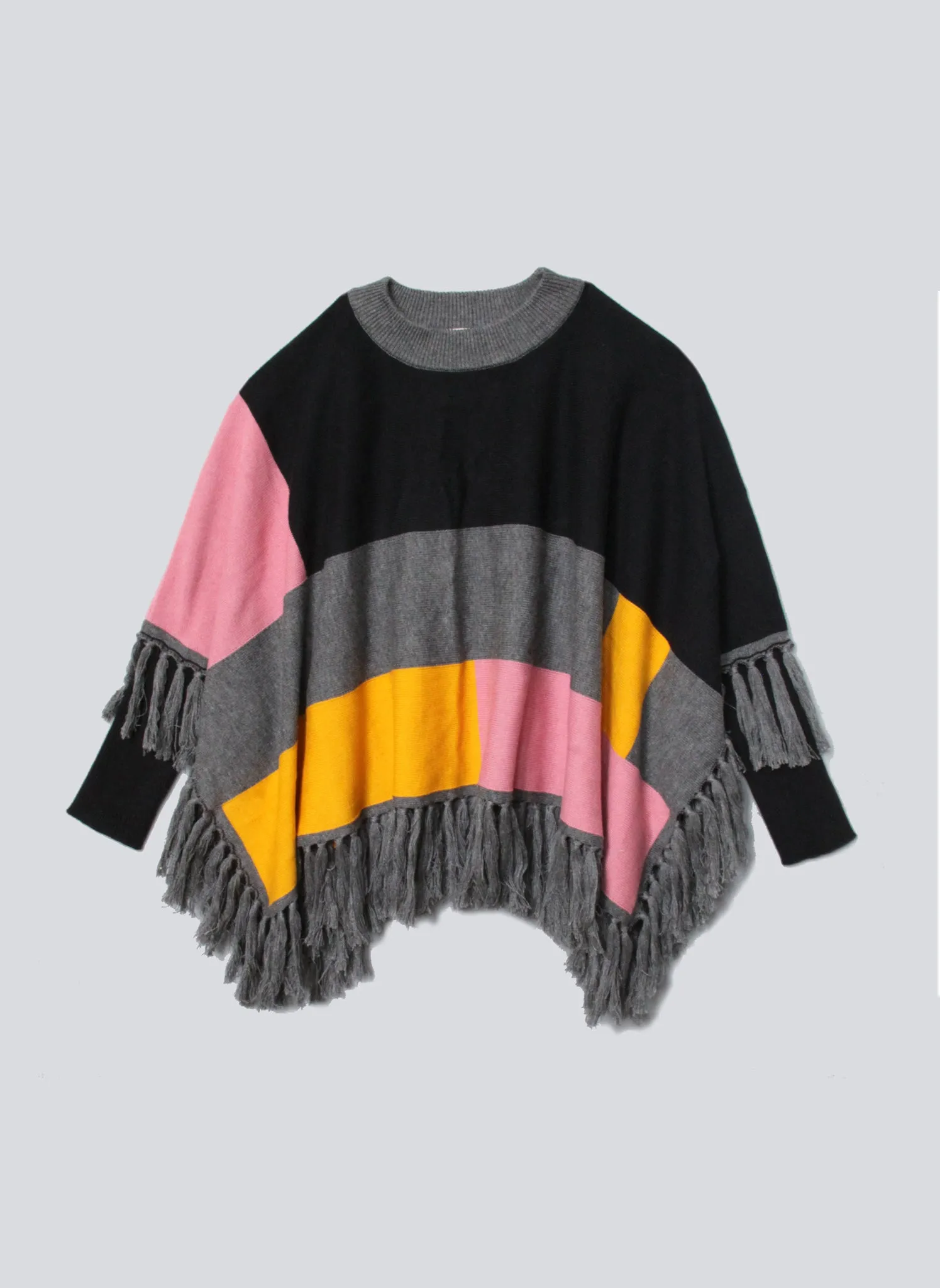 Vierra Rose Annie Colorblock Poncho