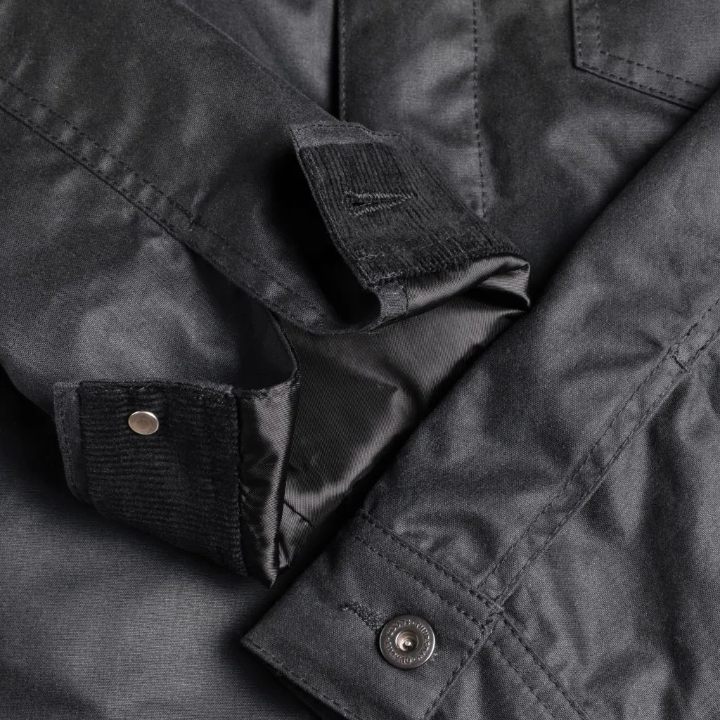 Waxed Canvas Field Jacket | Charcoal